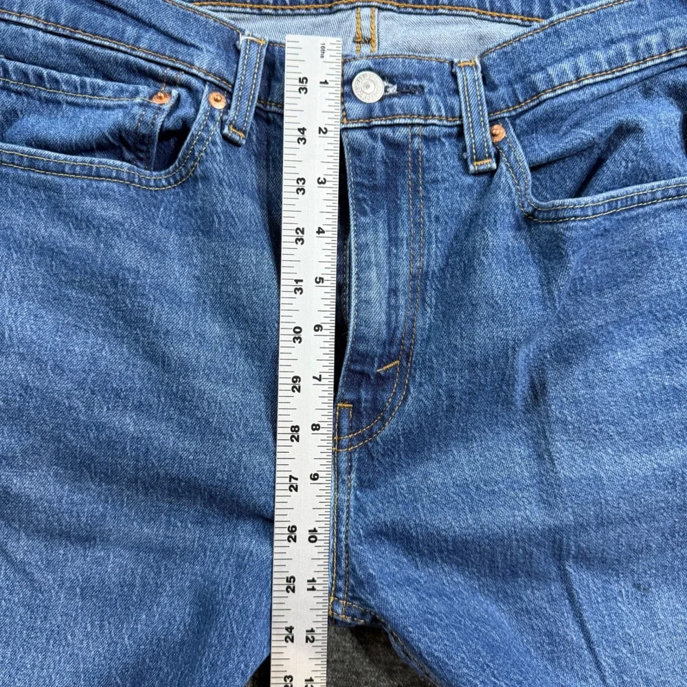 Levis 505 Regular Fit Mens Jeans 34x30 Medium Wash‎ Blue Straight Leg 00505-3172